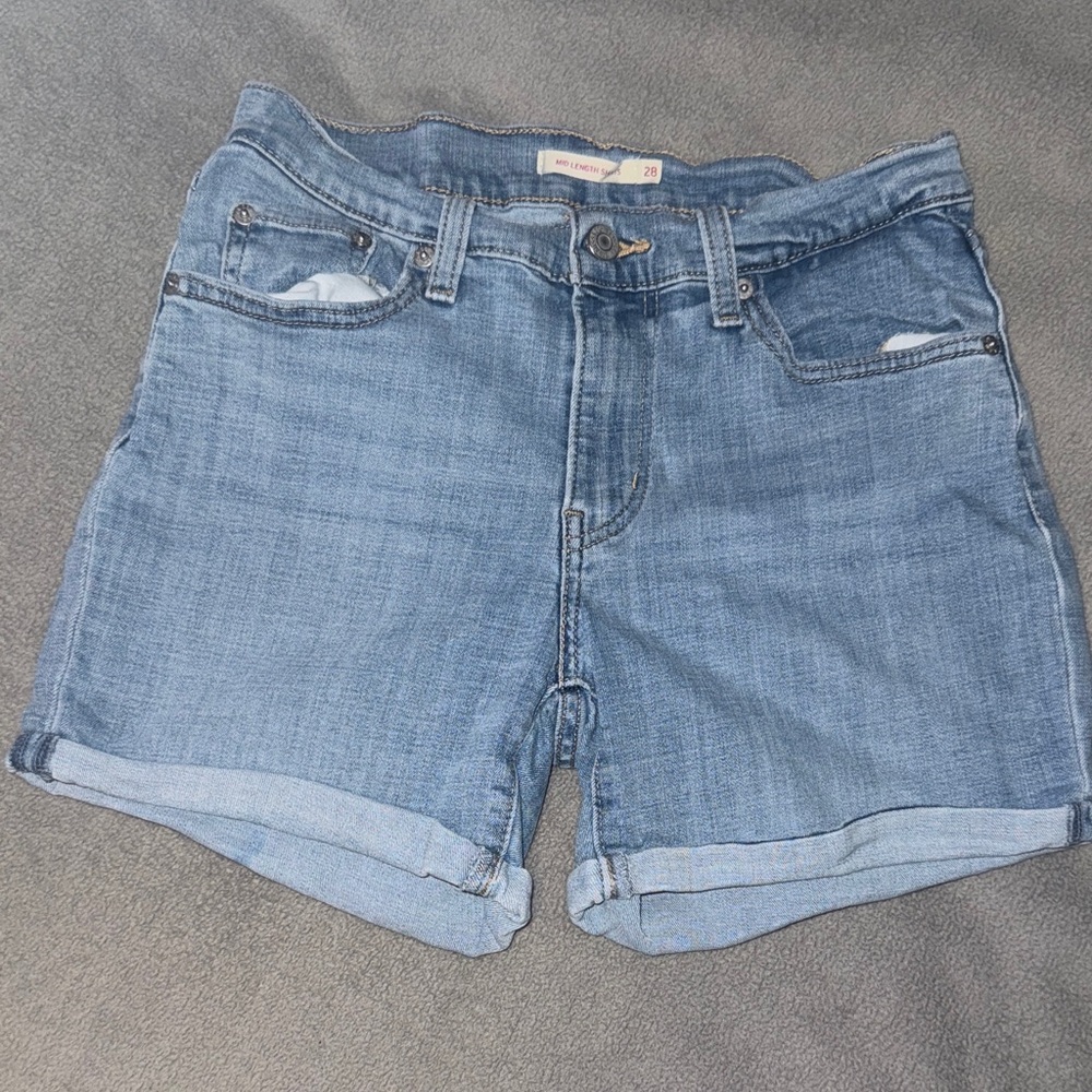 Levi's Classic Blue Jean Shorts